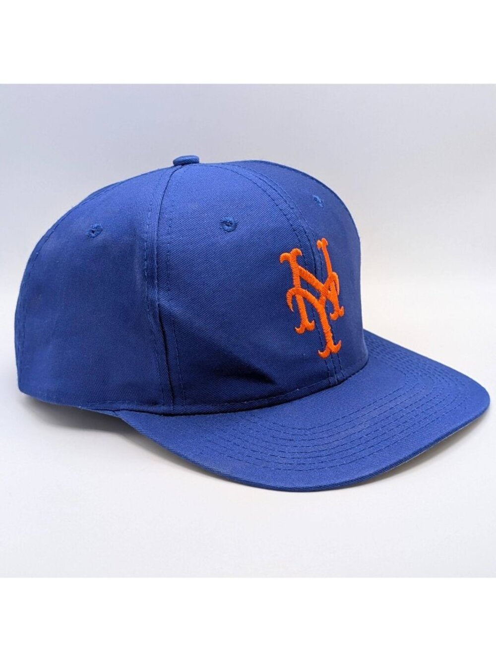 New York Mets Snapback Truckers Hat MLB Baseball Blue Retro Vintage 90s Logo 7